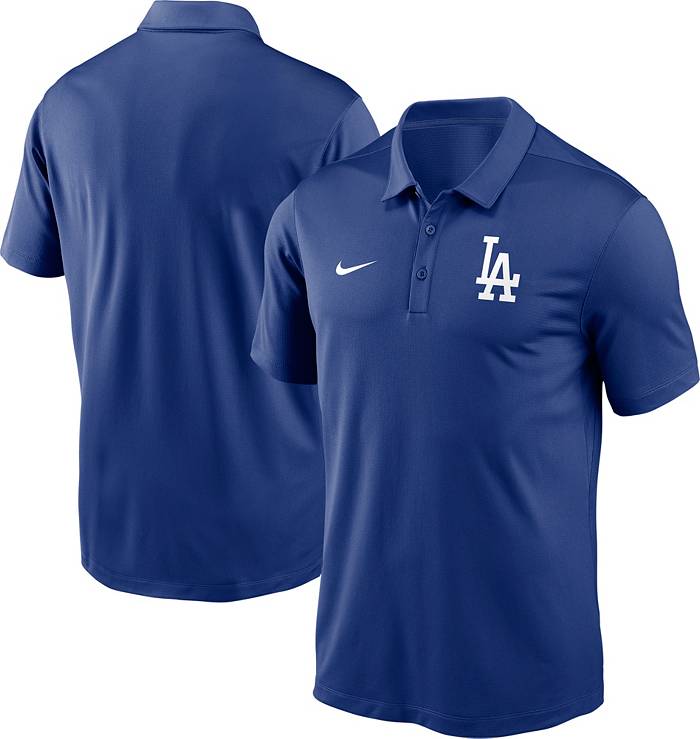 MLB Los Angeles Dodgers Men's Your Team Gray Polo Shirt - S