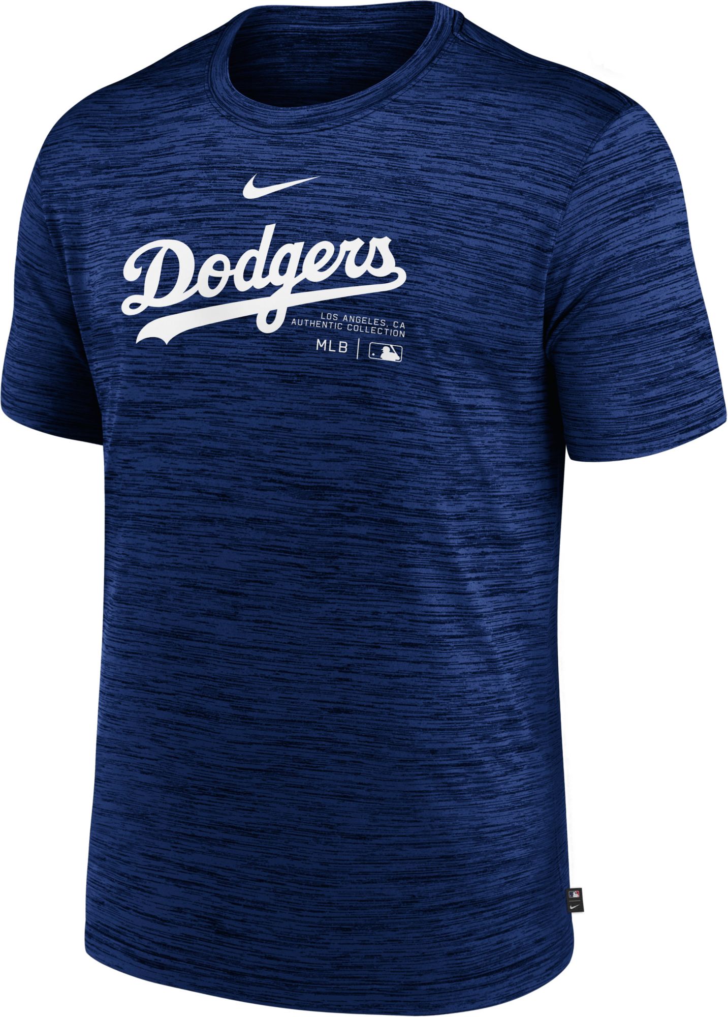 Nike Men's Los Angeles Dodgers Royal Authentic Collection Velocity T-Shirt