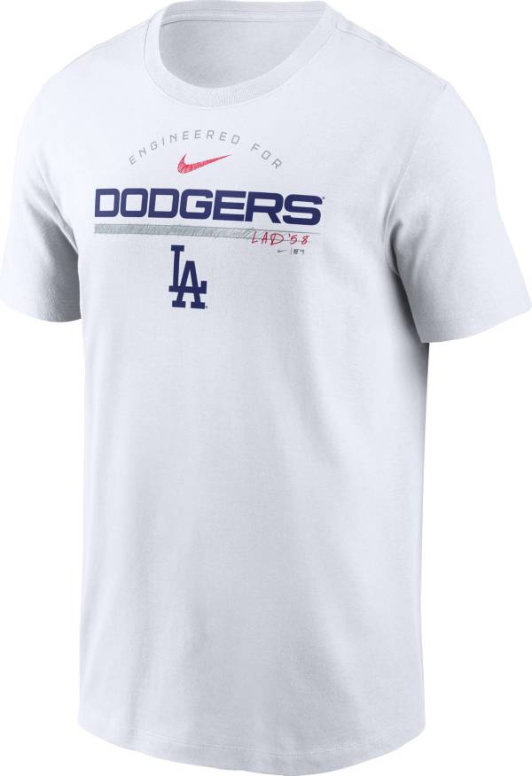 Nike Men's Los Angeles Dodgers White Team Engineered T-Shirt product image