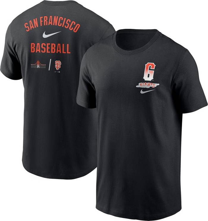 Men's Nike Black San Francisco Giants City Connect Logo T-Shirt
