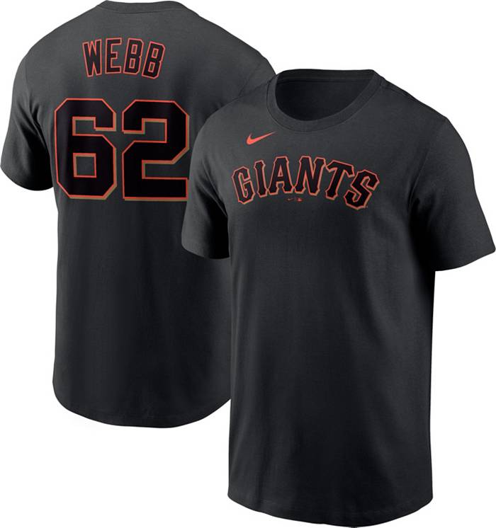 Giants Official 2021 MLB Jersey in Black/Orange