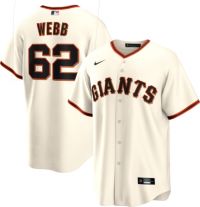 Nike Men's San Francisco Giants Logan Webb #62 Cream Cool Base