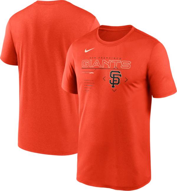 Nike Men's San Francisco Giants Orange Legend Game T-Shirt product image