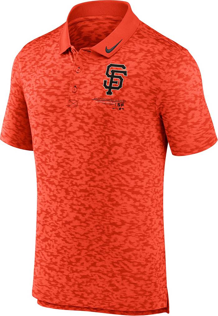 Nike Men's San Francisco Giants Orange Next Level Polo T-Shirt