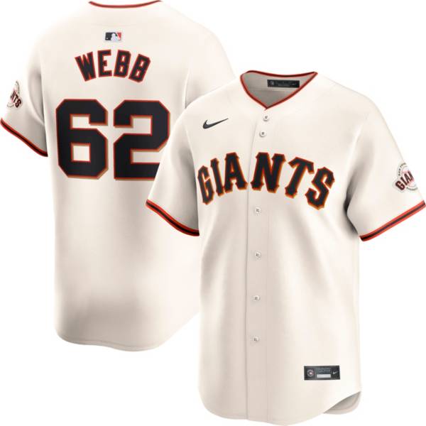 Nike Men's San Francisco Giants Logan Webb #62 White Limited Vapor Jersey