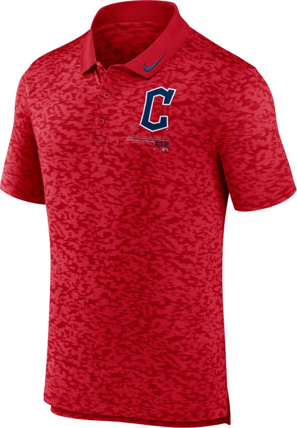 Nike Men's Cleveland Guardians Red Next Level Polo T-Shirt