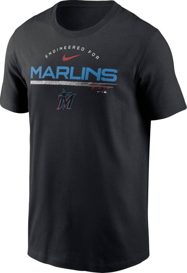 Nike Men's Miami Marlins Black Team Engineered T-Shirt product image