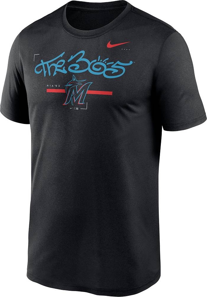 Nike Men's Miami Marlins Black Local Legend T-Shirt