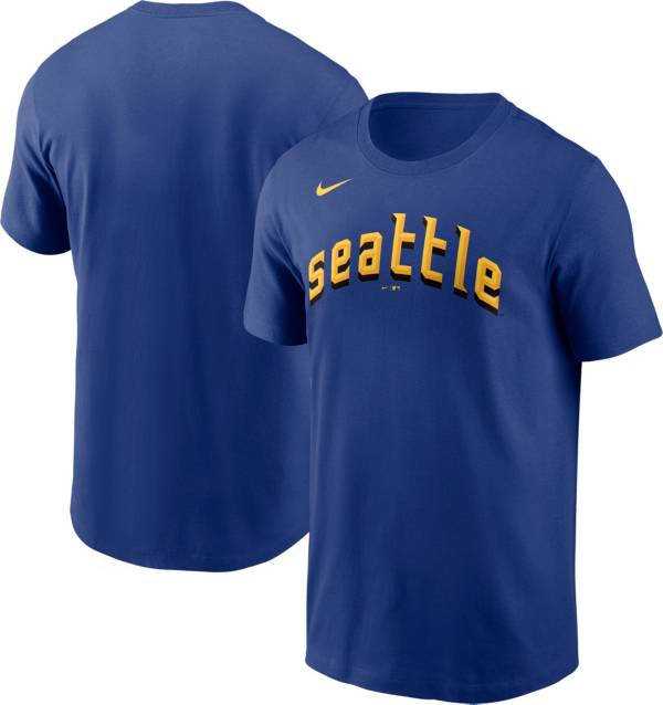 Nike City Connect Wordmark (MLB Seattle Mariners) Men's T-Shirt. Nike.com