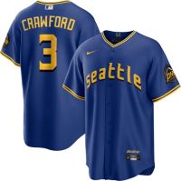  Youth J.P. Crawford Seattle Mariners Replica Home Jersey (as1,  Numeric, Numeric_10, Numeric_12, Regular) White : Sports & Outdoors