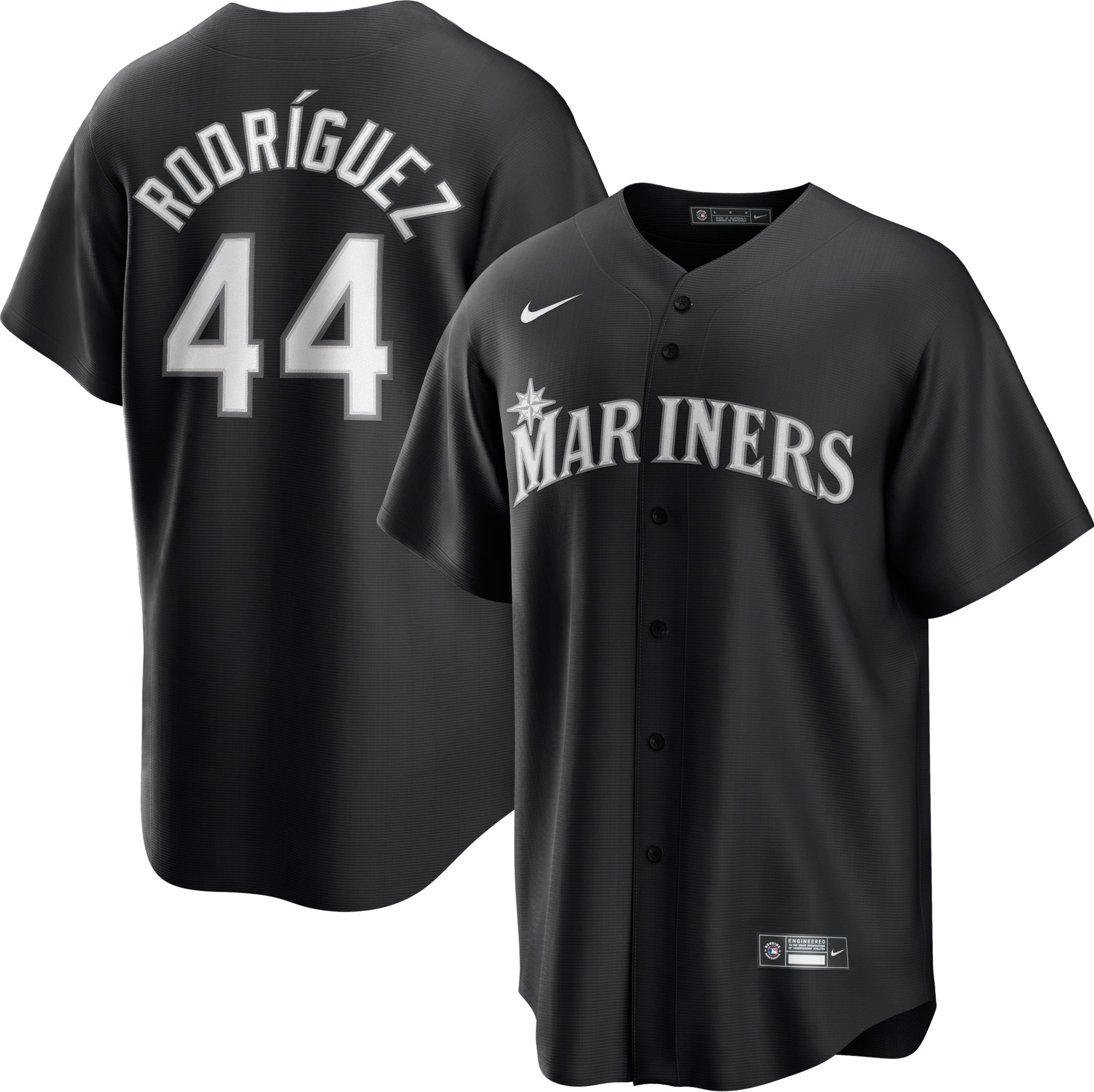 Mariners Customized Authentic Black Cool Base MLB Jersey (S-3XL)