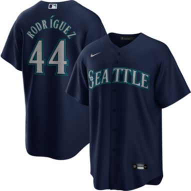 sorry, Nike Men's Seattle Mariners Julio Rodríguez #44 Navy Cool Base Alternate Jersey is currently out of stock