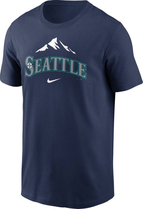Nike Men's Seattle Mariners Navy Mountain Top T-Shirt product image