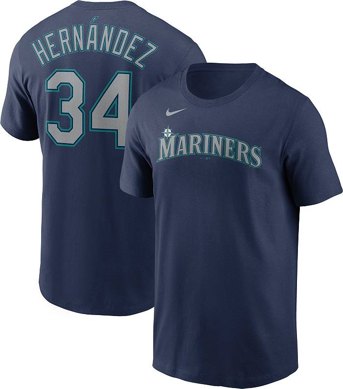 Men's Seattle Mariners Ichiro Suzuki Nike Navy Team Legends Name & Number  T-Shirt