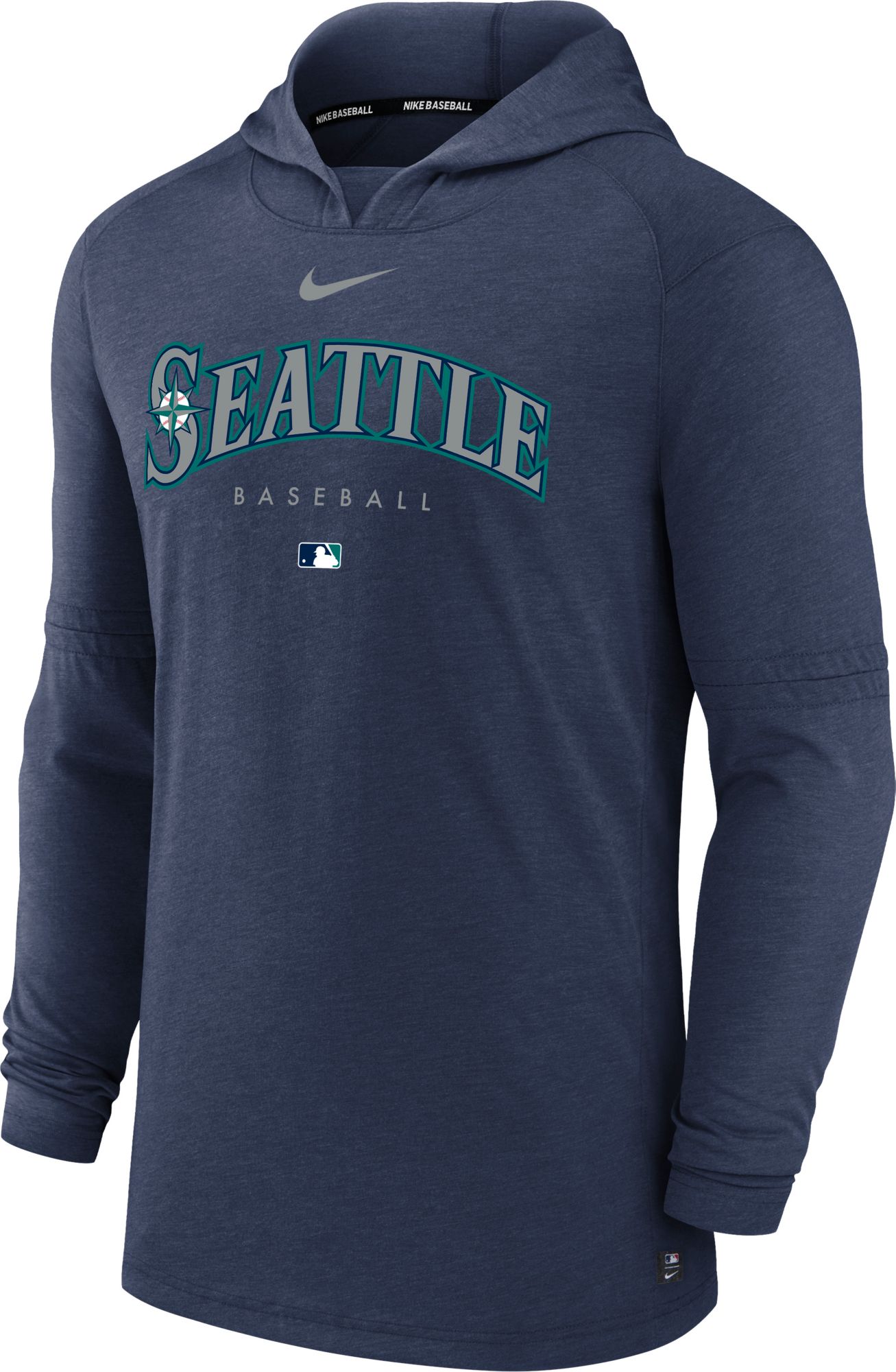 Nike Men's Seattle Mariners Navy Authentic Collection Dri-FIT Hoodie