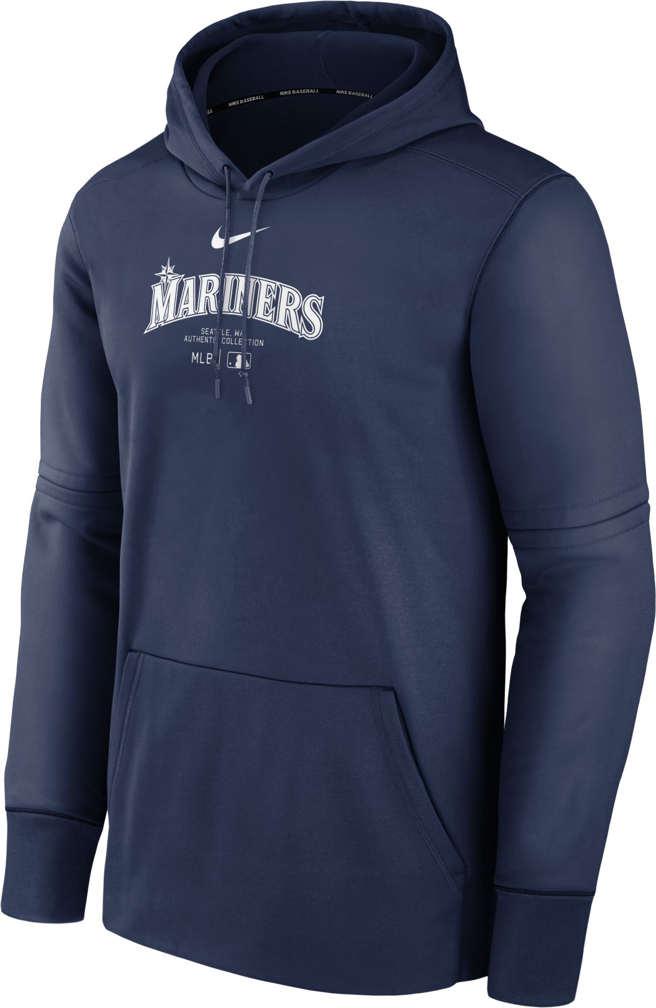 Nike Men's Seattle Mariners Navy Authentic Collection Hoodie