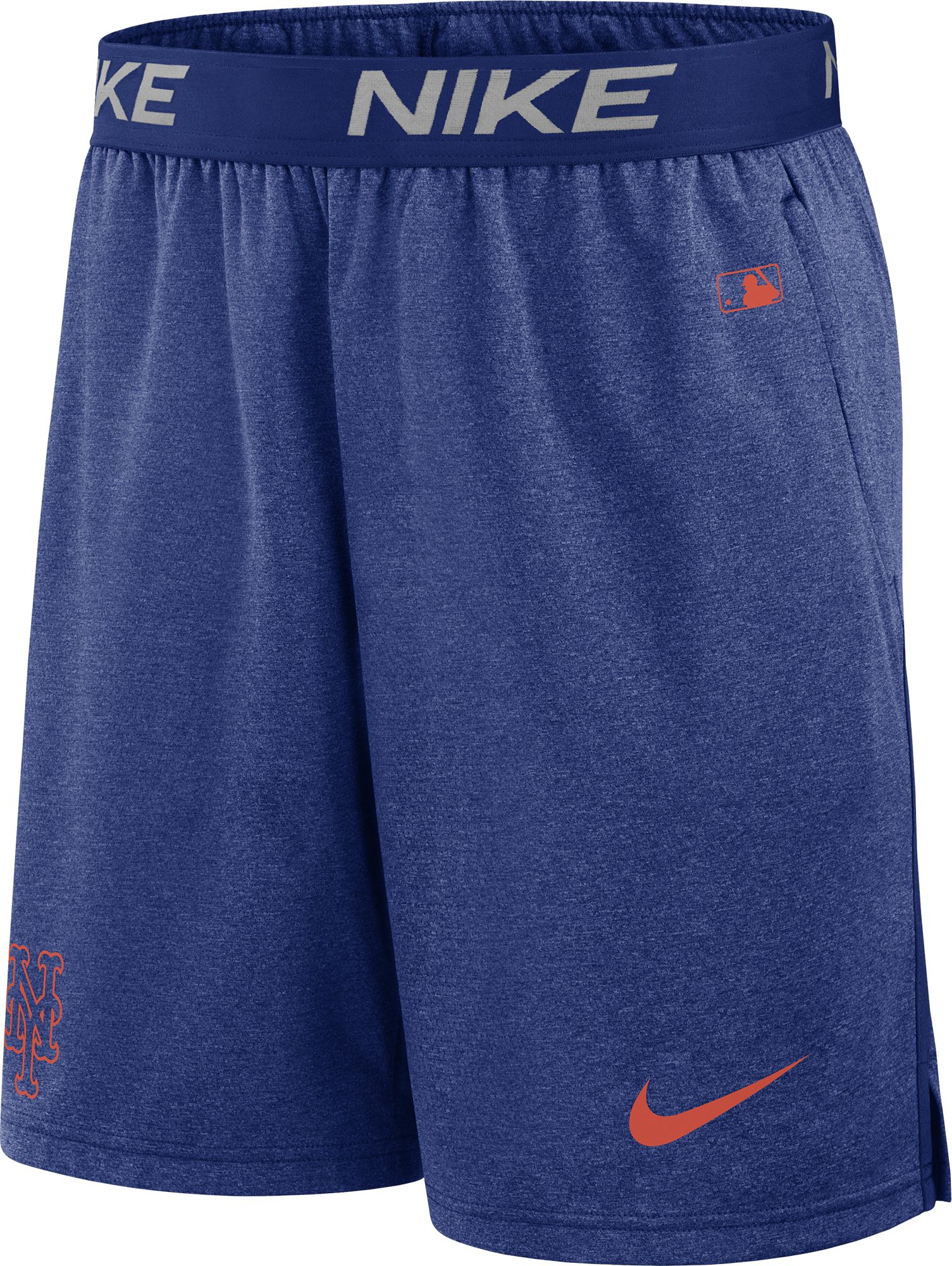 Nike Men's New York Mets Blue Authentic Collection Knit Shorts