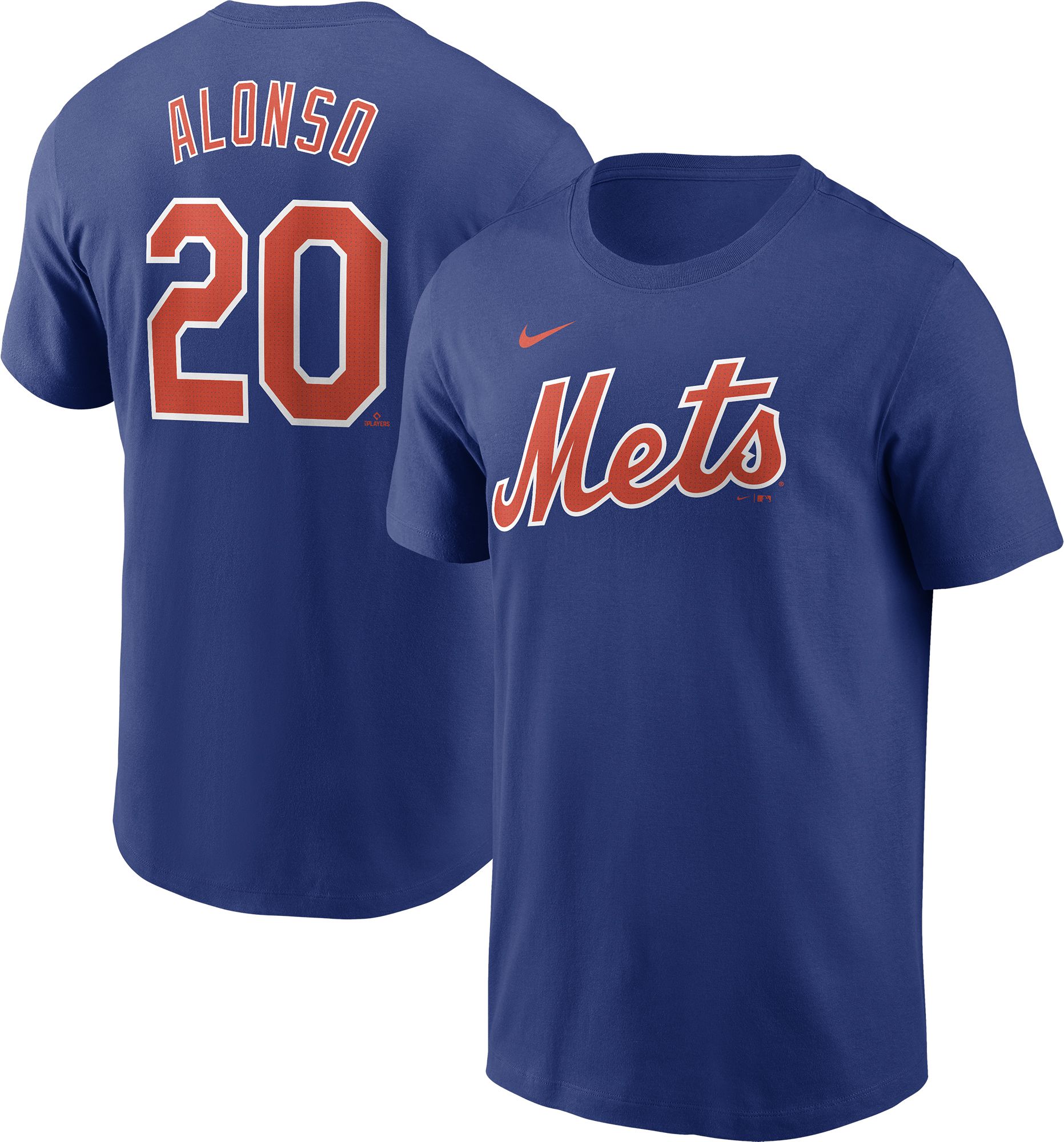 Nike Men's New York Mets Pete Alonso #20 Blue T-Shirt product image