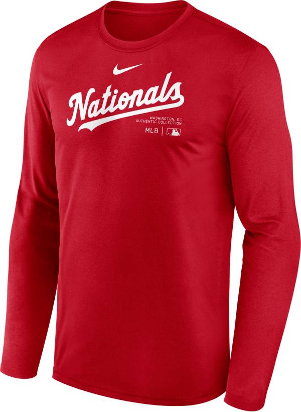 Washington nationals long clearance sleeve shirt