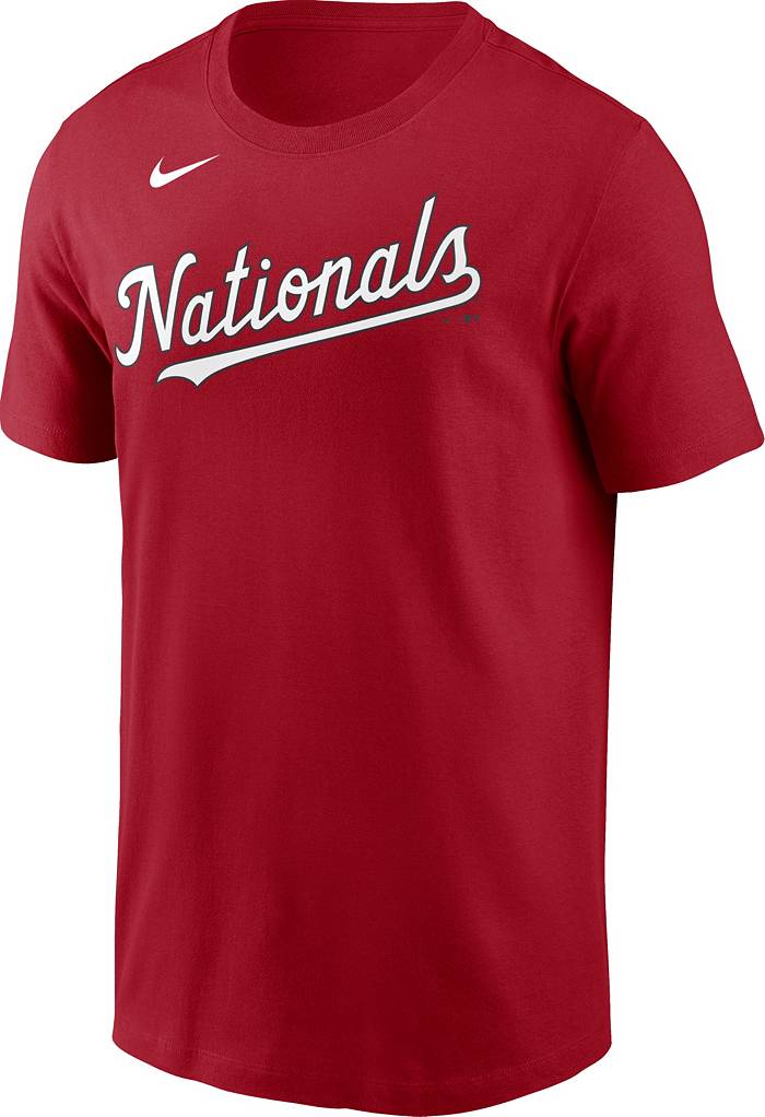 Nike Men's Washington Nationals Josiah Gray #40 Red T-Shirt