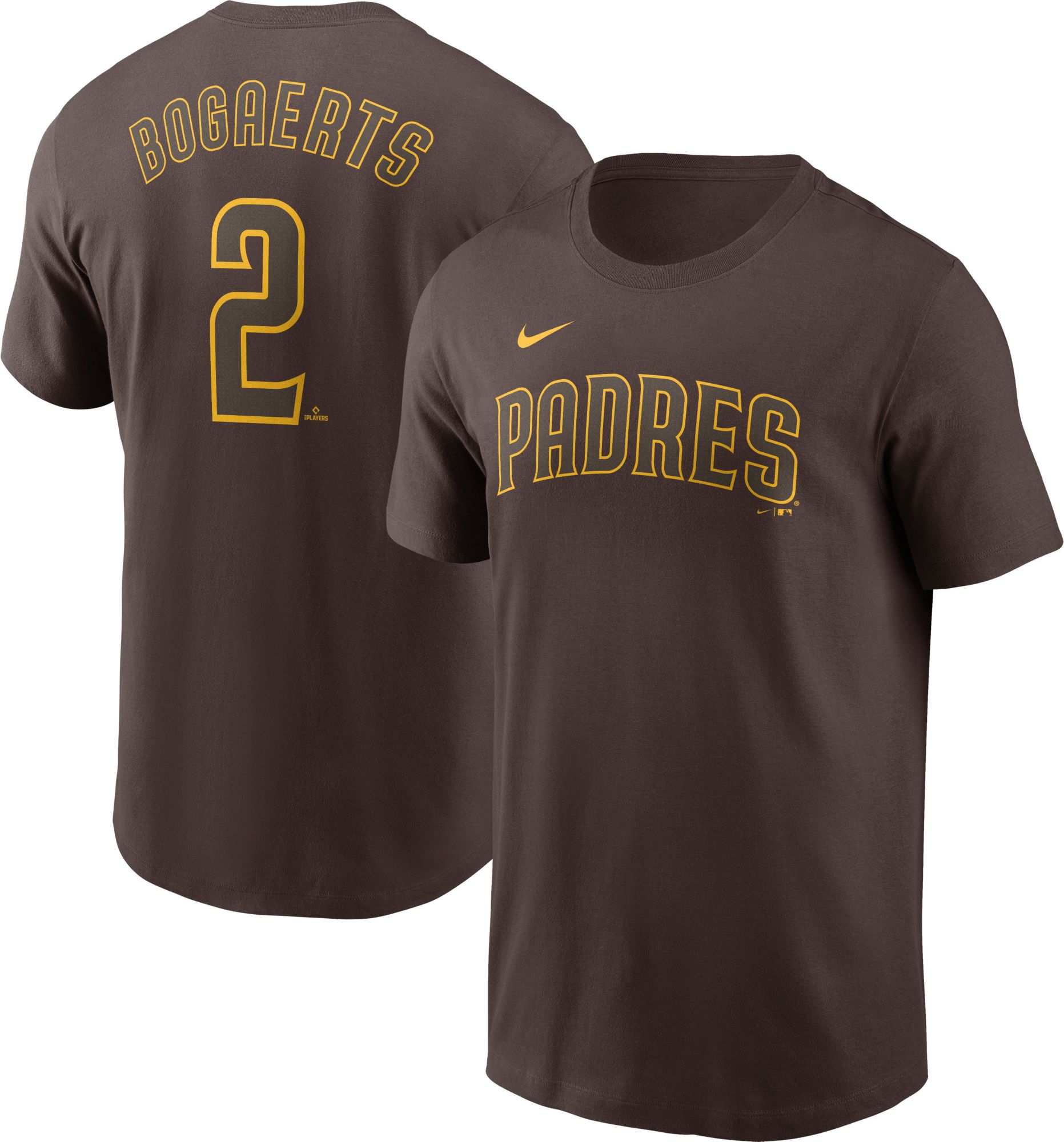 Nike Men's San Diego Padres Xander Bogaerts #2 Brown T-Shirt product image