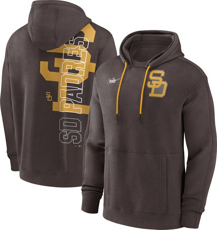 Nike White San Diego Padres City Connect Short Sleeve Pullover Hoodie for  Men