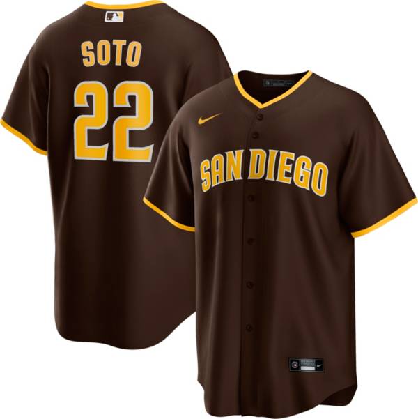 Nike Youth San Diego Padres Juan Soto #22 Tan Alternate Cool Base Jersey