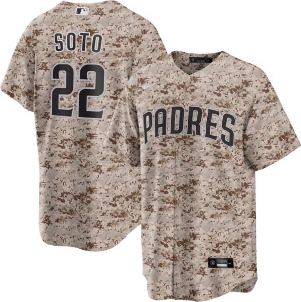 Men's San Diego Padres Majestic Camo Official Cool Base Jersey