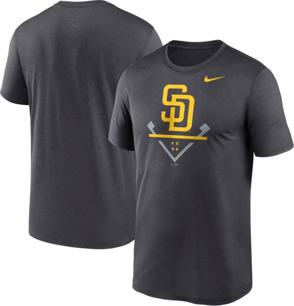 Nike Men's San Diego Padres Gray Icon Legend Performance T-Shirt product image