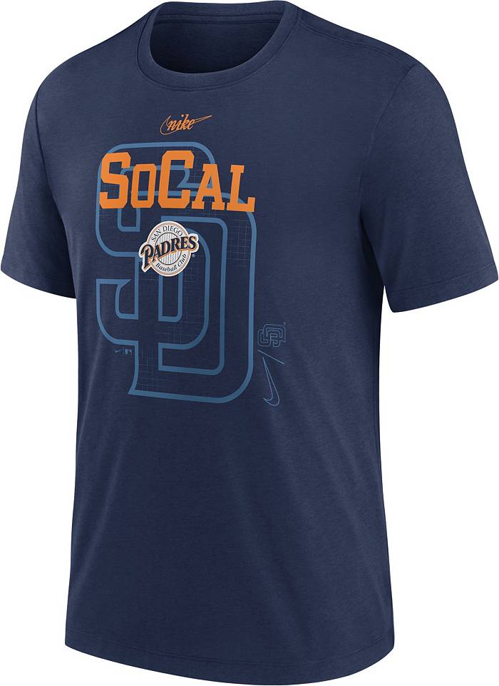 San Diego Padres Nike Cooperstown Collection Logo T-Shirt - Navy