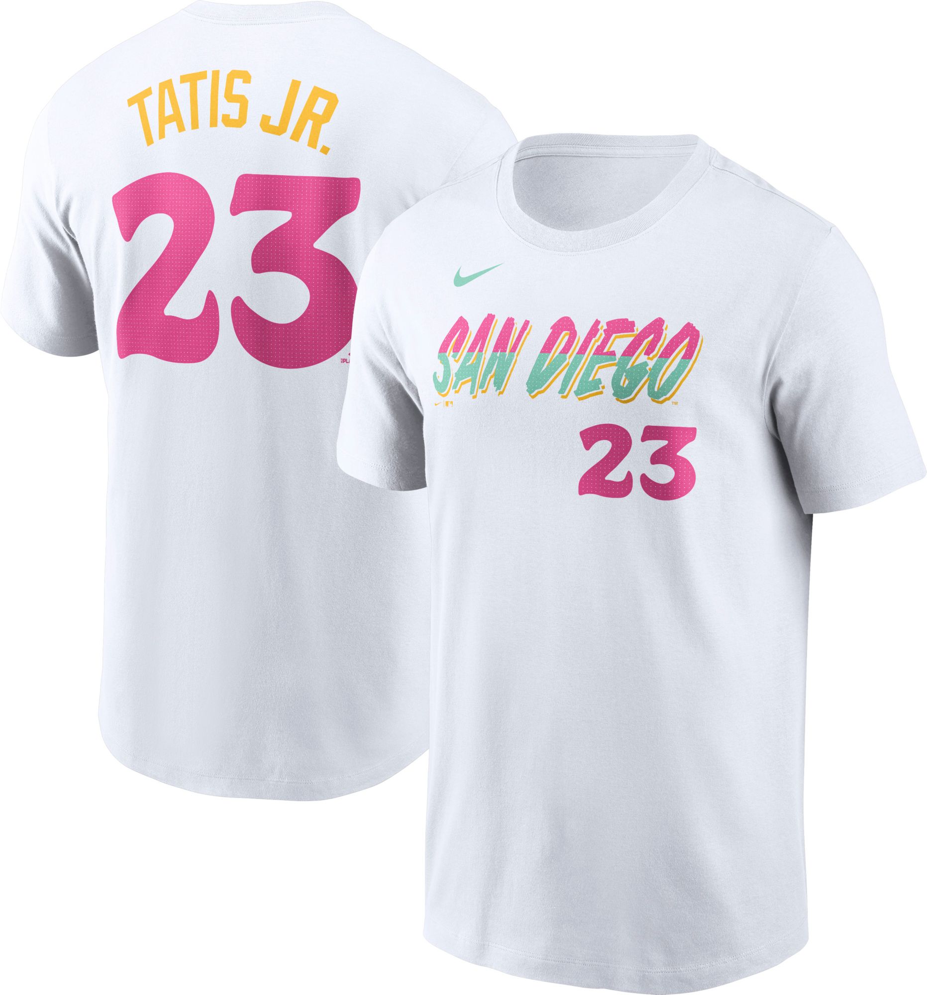 Nike Men's San Diego Padres Fernando Tatís Jr. #23 White T-Shirt product image