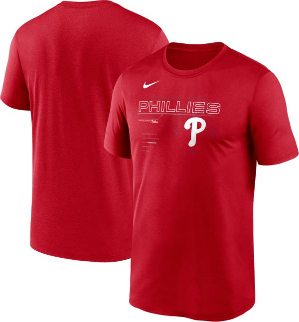 Nike Men's Philadelphia Phillies Red Legend Game T-Shirt product image