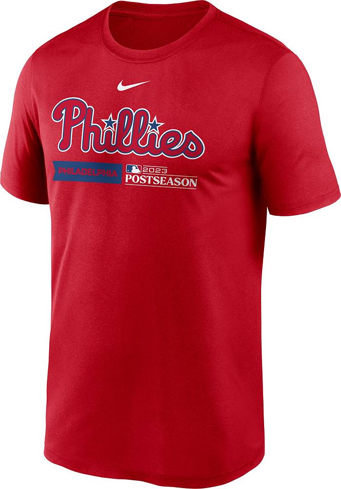 Nike Men's Philadelphia Phillies Authentic Collection Velocity T-Shirt - Red - M Each
