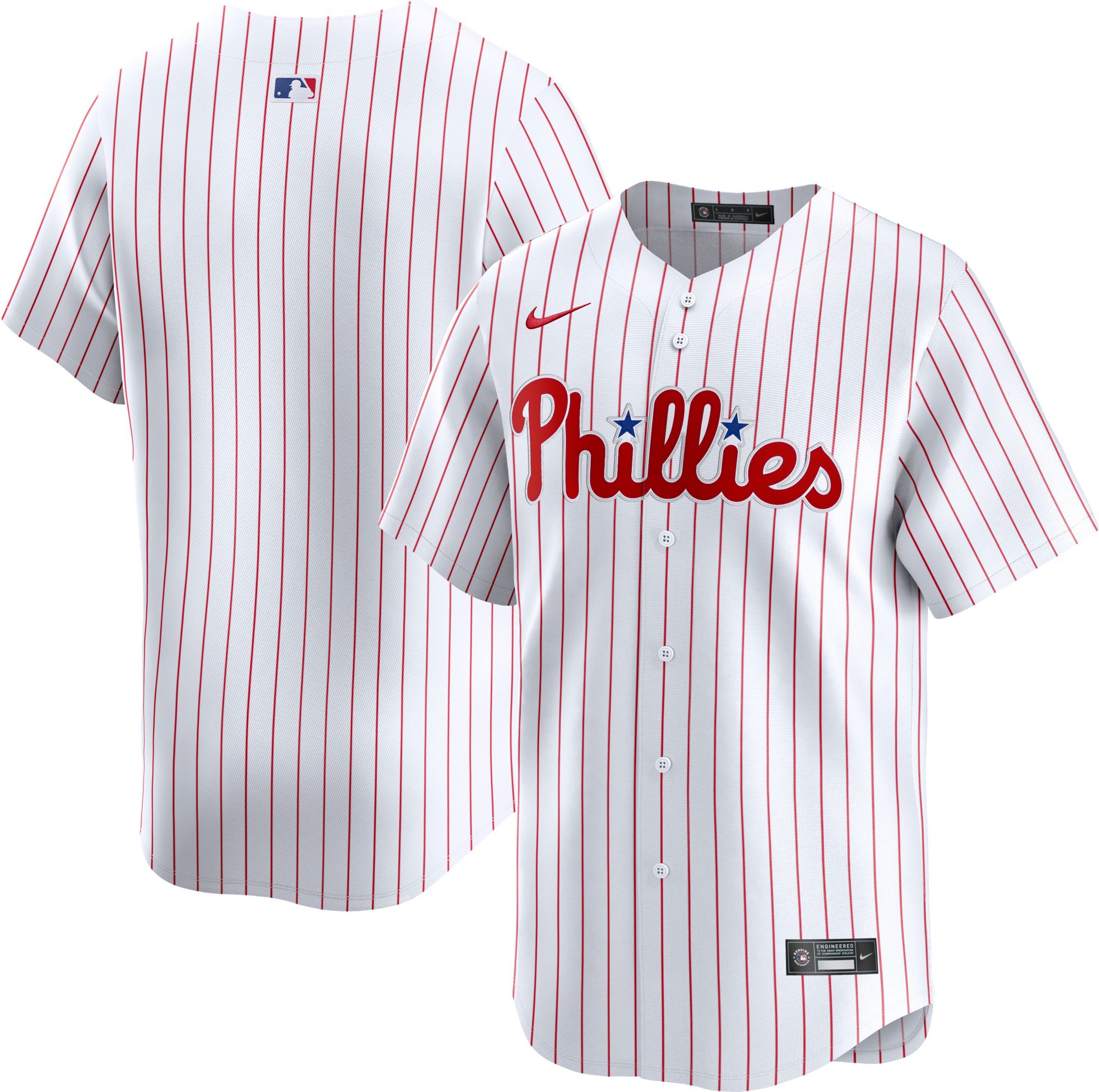 Nike Men's Philadelphia Phillies White Blank Limited Vapor Jersey