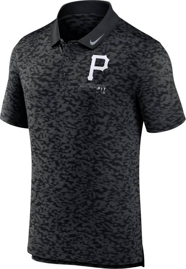 Nike Men's Pittsburgh Pirates Black Next Level Polo T-Shirt product image