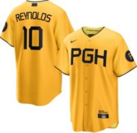 Shirts & Tops, Pittsburgh Pirates 1 Bryan Reynolds Grey Gray Button Up  Jersey Youth Xl