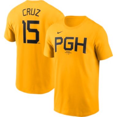 sorry, Nike Men's Pittsburgh Pirates 2024 City Connect Oneil Cruz #15 T-Shirt is currently out of stock