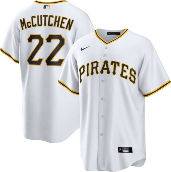 Nike Men's Pittsburgh Pirates Andrew McCutchen Cool Base Home Jersey - White - L Each