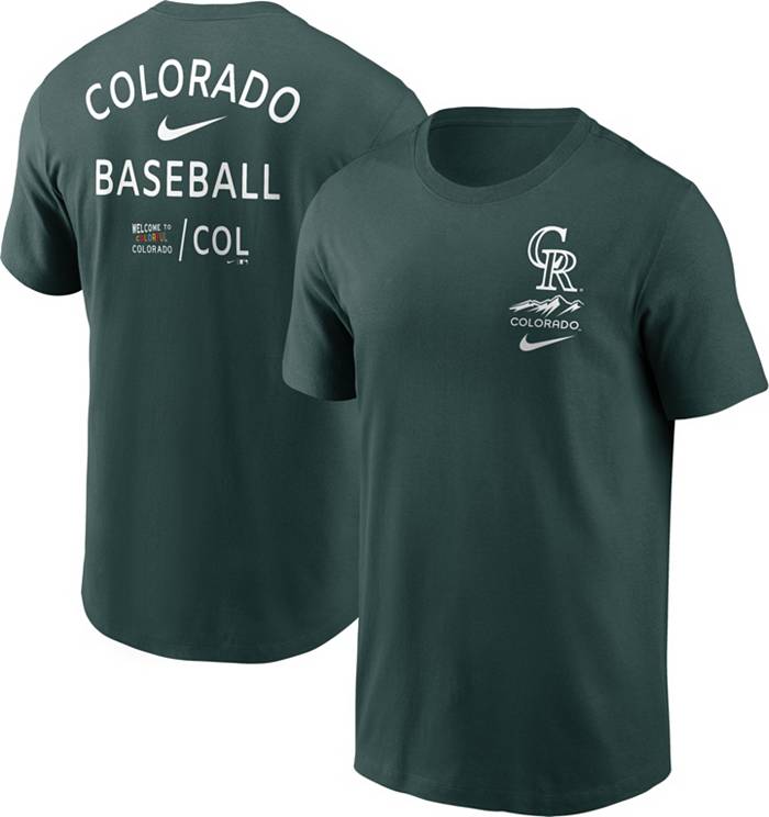 Official Colorado Rockies Nike 2022 City Connect Wordmark T-shirt