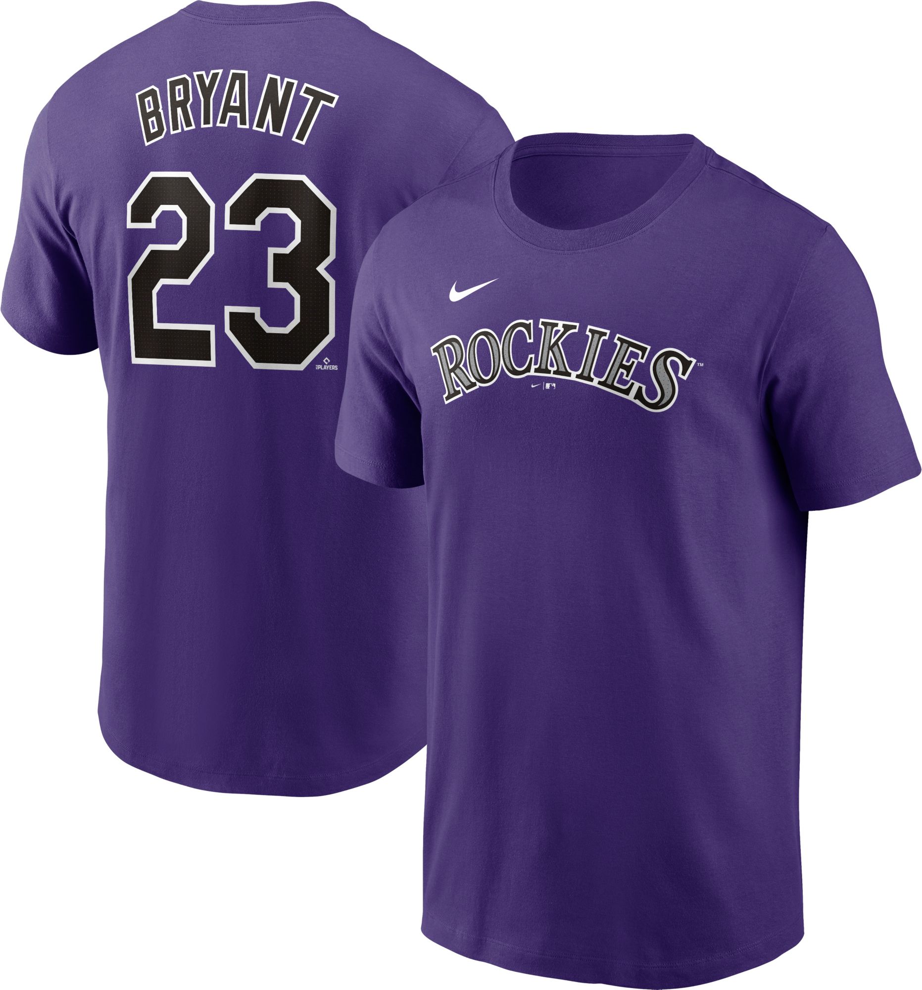 Nike Men's Colorado Rockies Kris Bryant #23 Purple T-Shirt product image