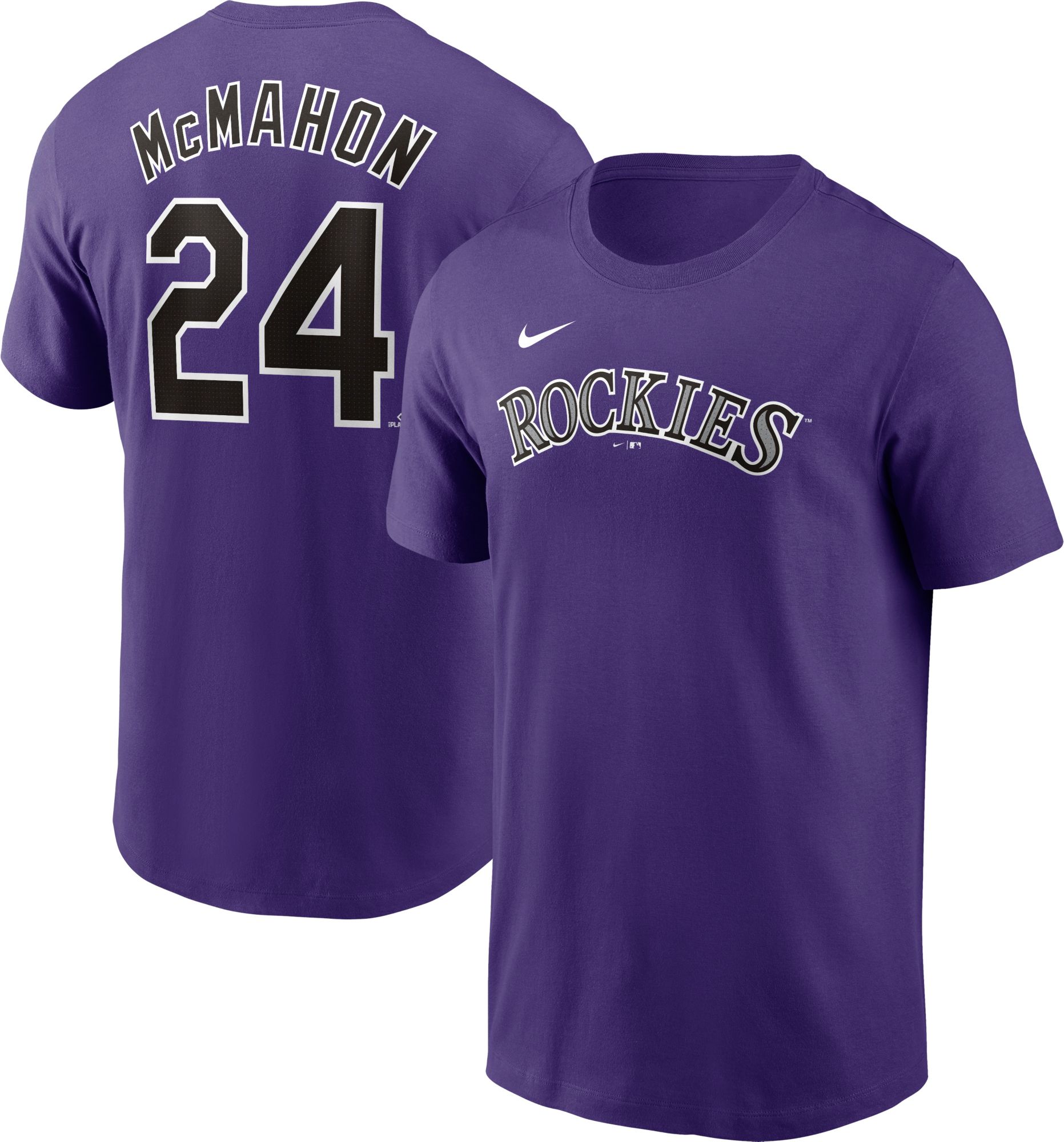 Nike Men's Colorado Rockies Ryan McMahon #24 Purple T-Shirt product image