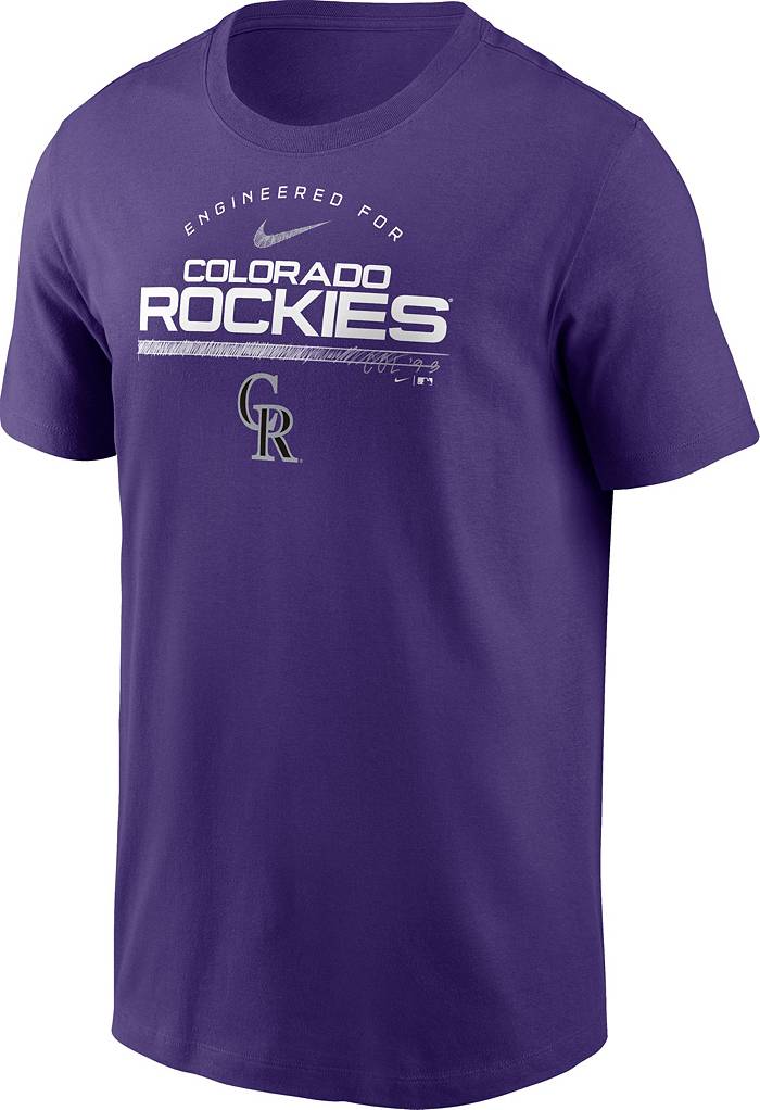 Men's Nike Black Colorado Rockies Icon Legend Performance T-Shirt