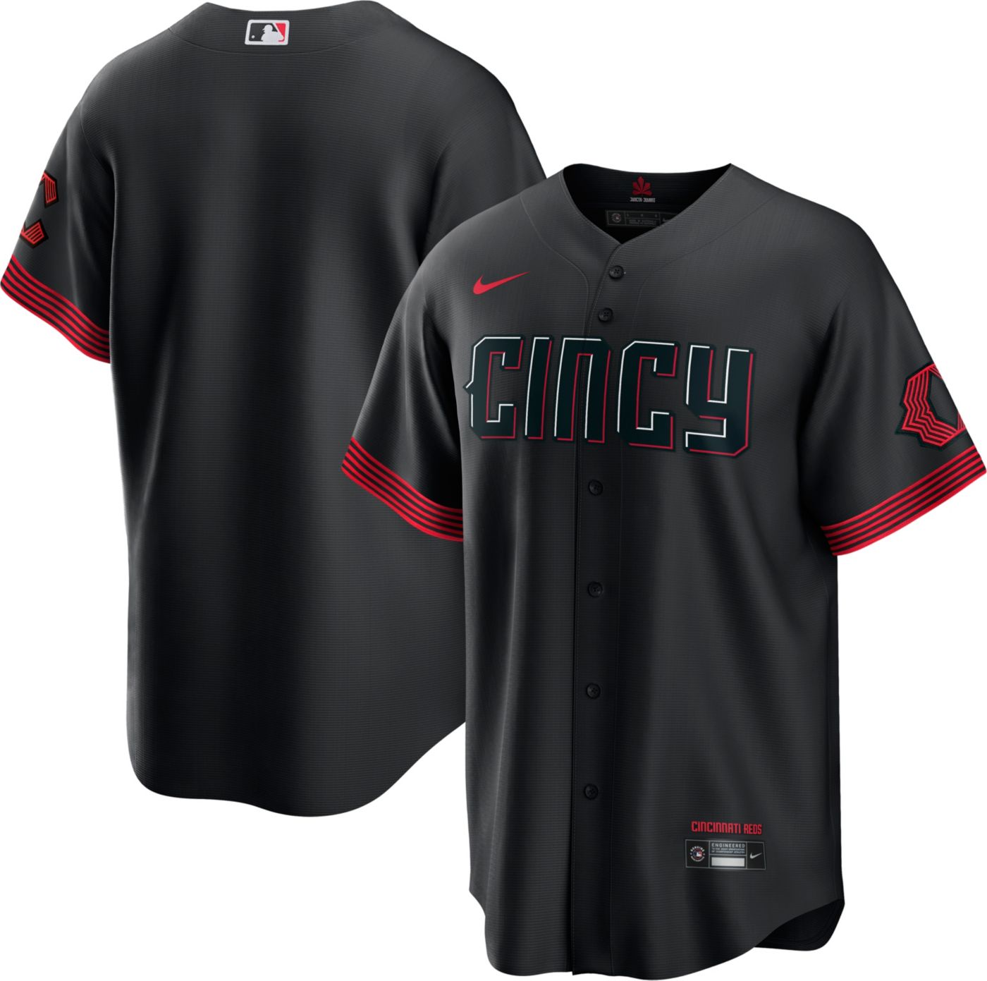 Nike Men s Cincinnati Reds 2023 City Connect Blank Cool Base Jersey Dick s Sporting Goods