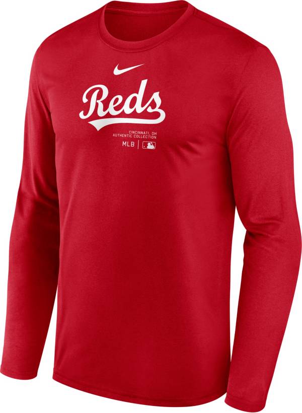 Long sleeve store cincinnati reds shirt