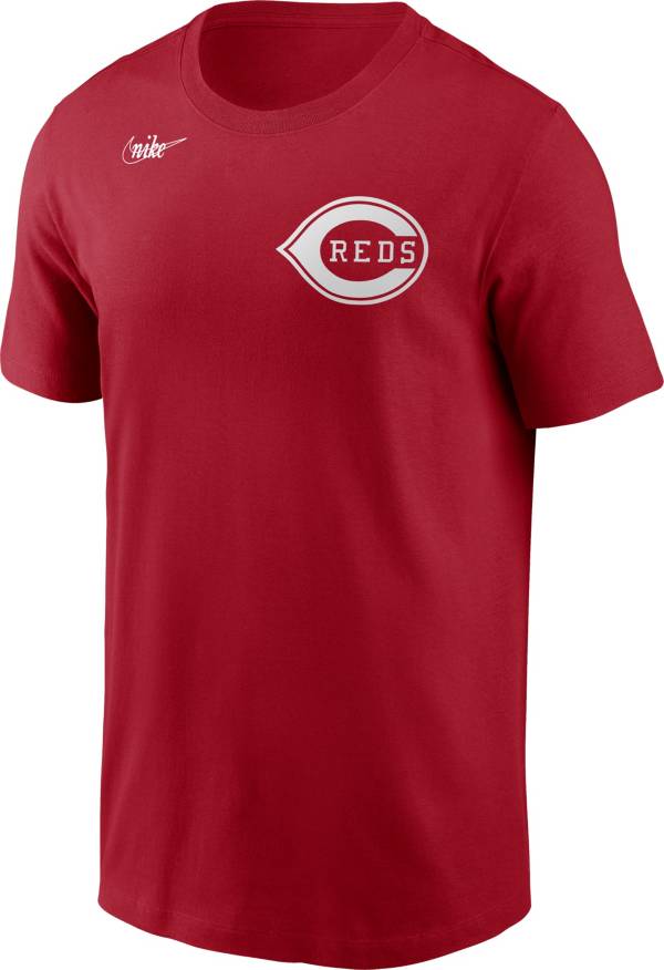 Nike Men's Cincinnati Reds Cooperstown Barry Larkin #11 Red T-Shirt product image