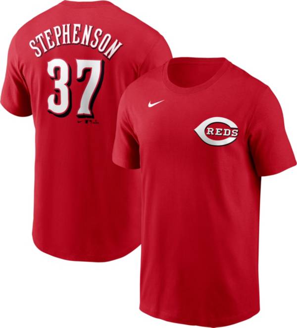 Nike Men's Cincinnati Reds Tyler Stephenson #37 Red T-Shirt