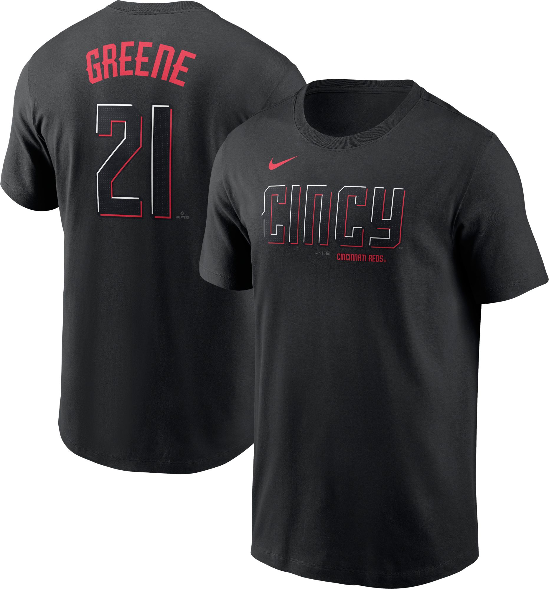 Nike Men's Cincinnati Reds City Connect Hunter Greene #21 T-Shirt product image