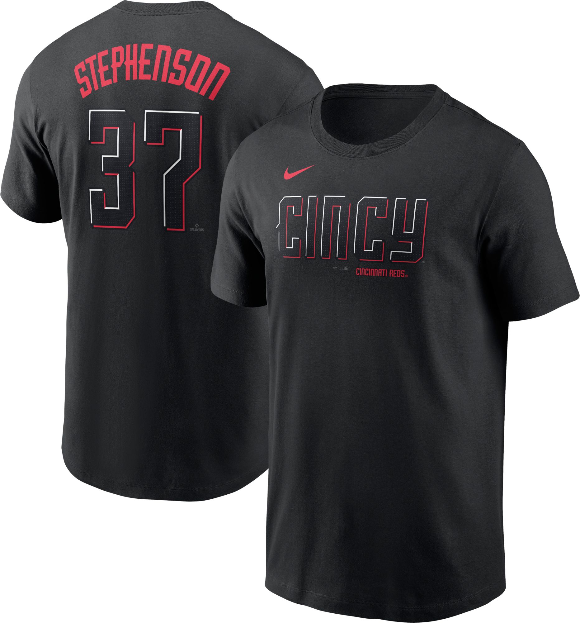 Nike Men's Cincinnati Reds Tyler Stephenson #37 Red T-Shirt product image