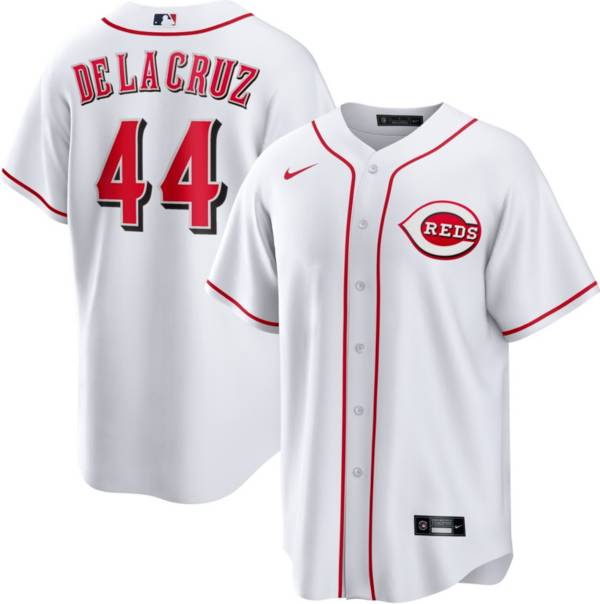 Nike Men's Cincinnati Reds Elly De La Cruz #44 White Home Cool Base Jersey