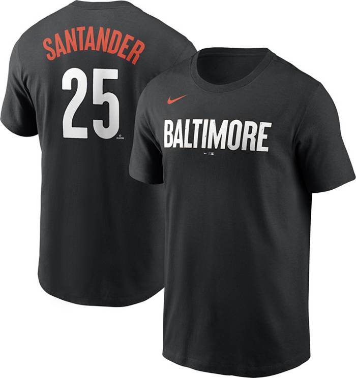 Anthony Santander Baltimore Orioles Men's Black Roster Name & Number T-Shirt  
